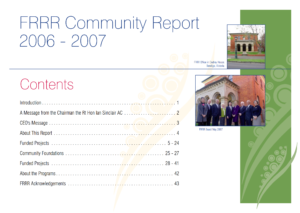  Community Report 2006-07 