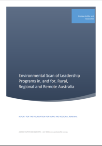  Leadership Programs for and in Rural, Regional and Remote Australia 