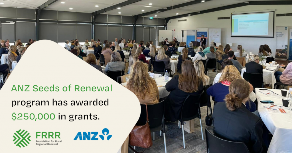 ANZ Seeds of Renewal gives rural and regional communities a $250,000 boost