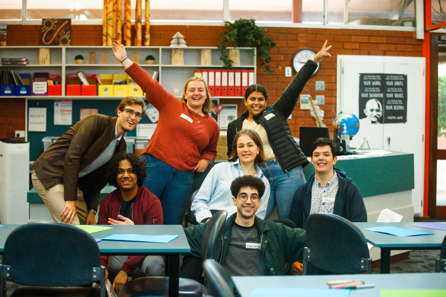 Group of people celebrating