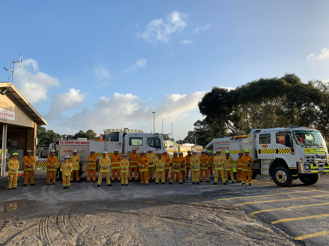 HEADING: First-responders receive a Black Summer recovery boost. IMAGE: Kangarilla CFS in South Australia.