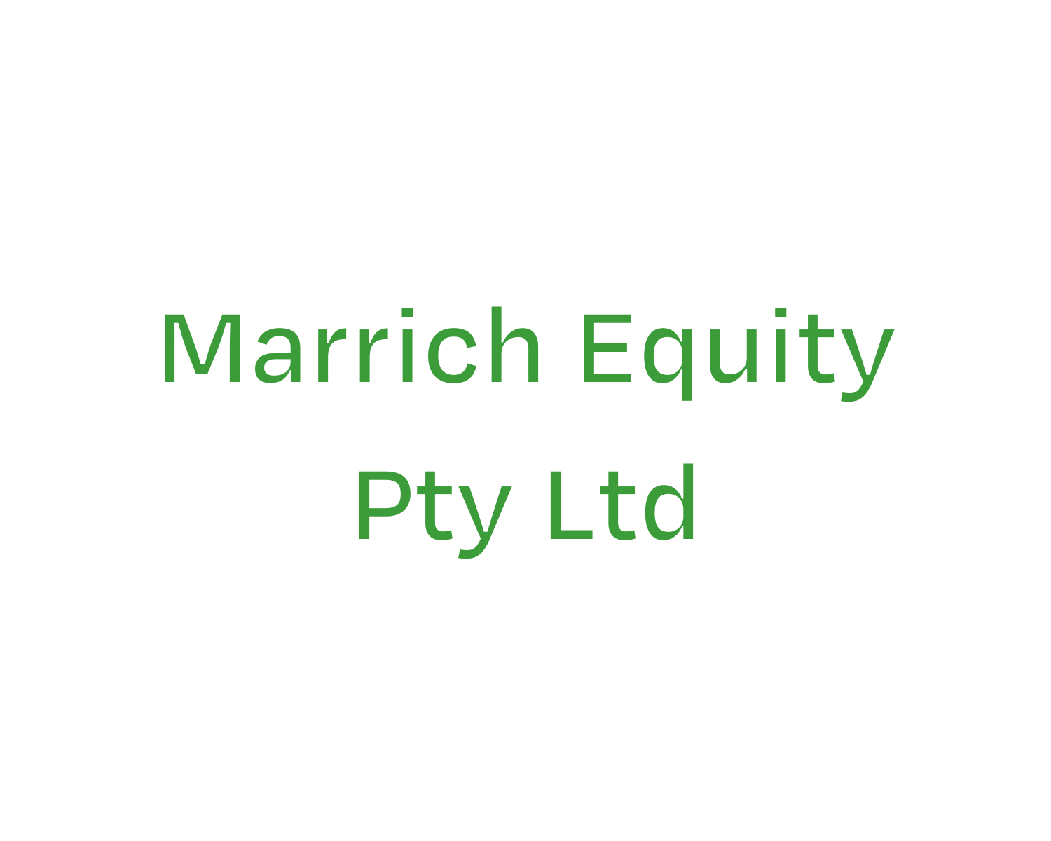Marrich Equity Pty Ltd