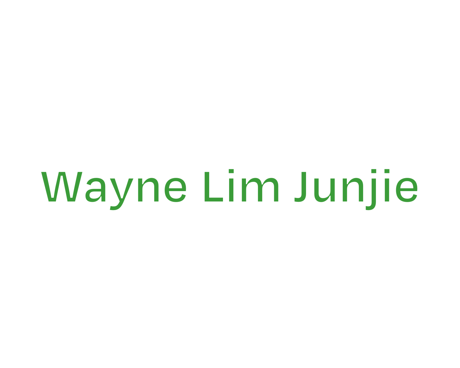 Wayne Lim Junjie